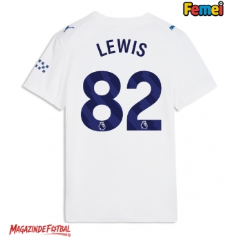 Manchester City Rico Lewis #82 Tricou Fotbal Replică 2026-27 Femei Treilea
